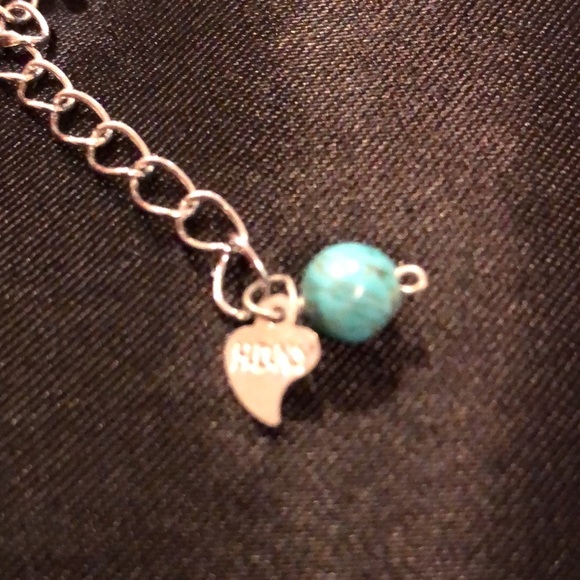 Turquoise & coral necklace - Picture 4 of 5